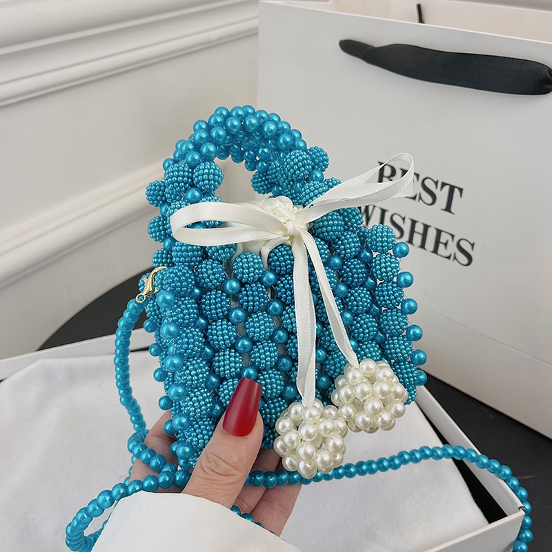 Travel Accessories Luxury - Handmade Woven Beading Bag For Women