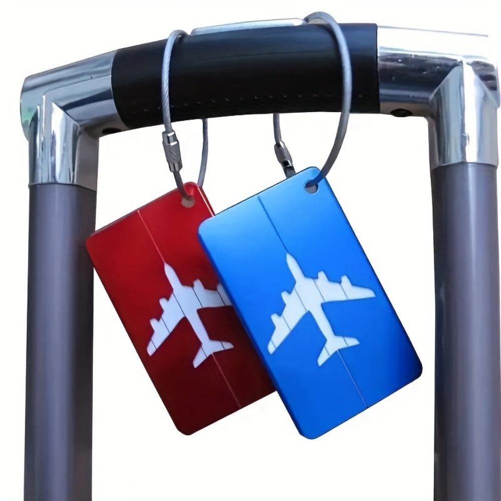 Travel Accessories Unique - Premium Aluminum Travel Luggage Tag Durable
