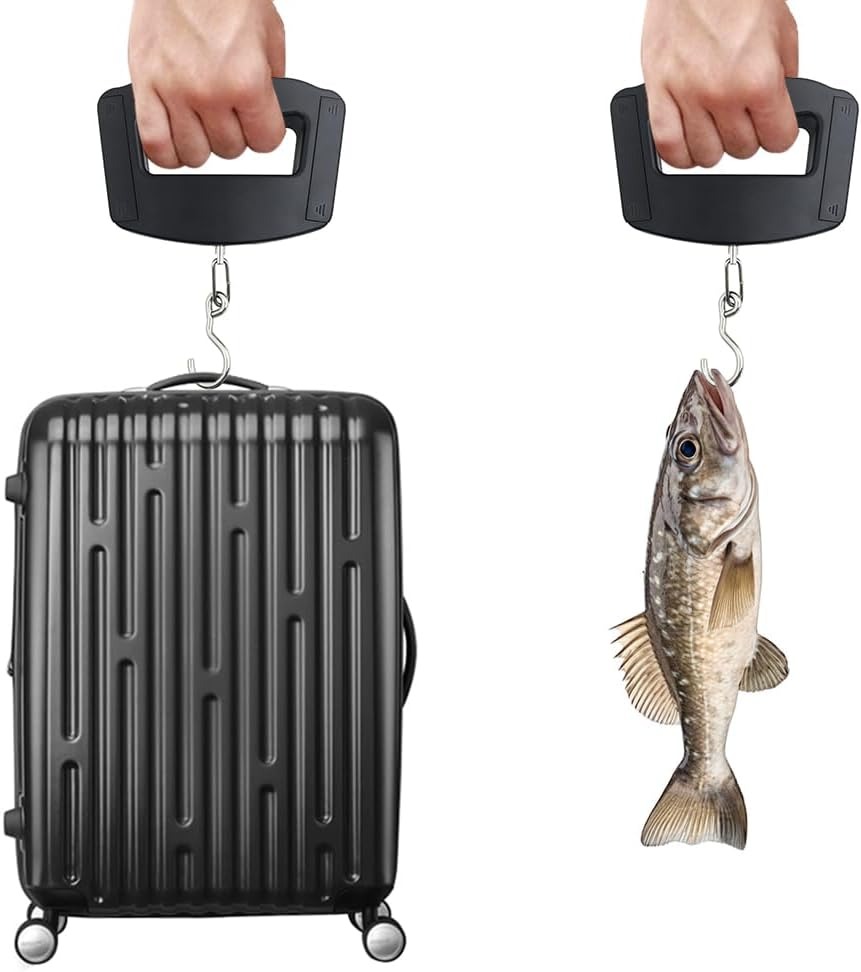 Luggage Scale Hanging - 50kg Portable Handheld Digital Luggage Scale,