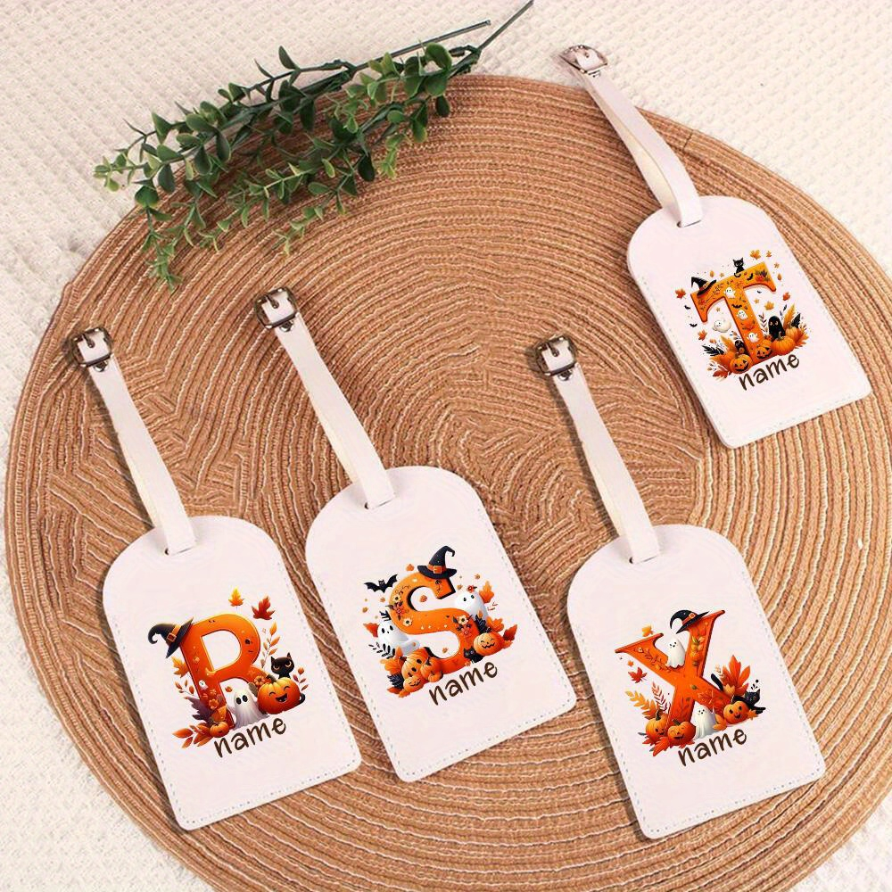 Travel Accessories Unique - Custom Halloween-Themed Luggage Tag Featuring a