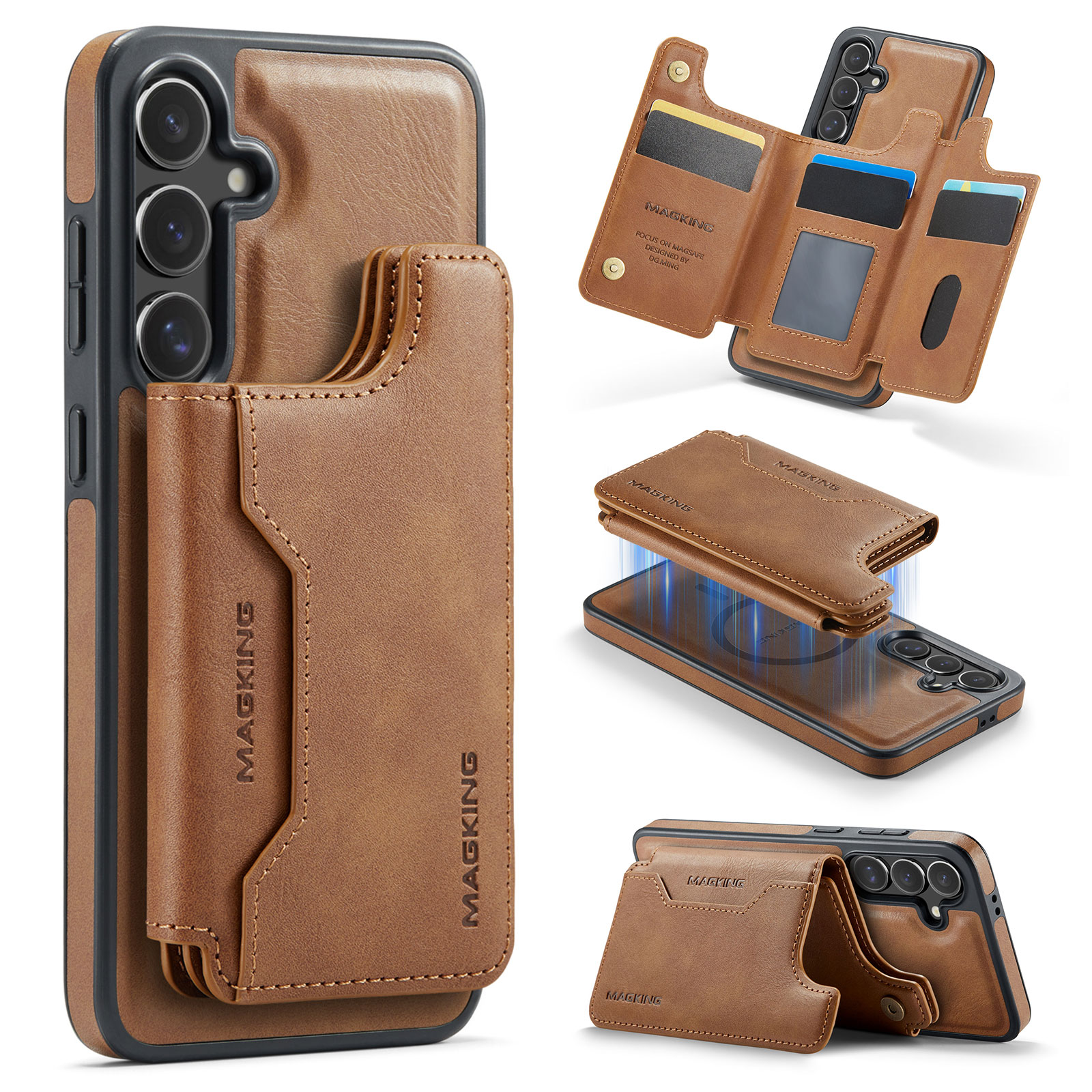 Passport Holder Rfid - 2 in 1 Detachable Card Holder
