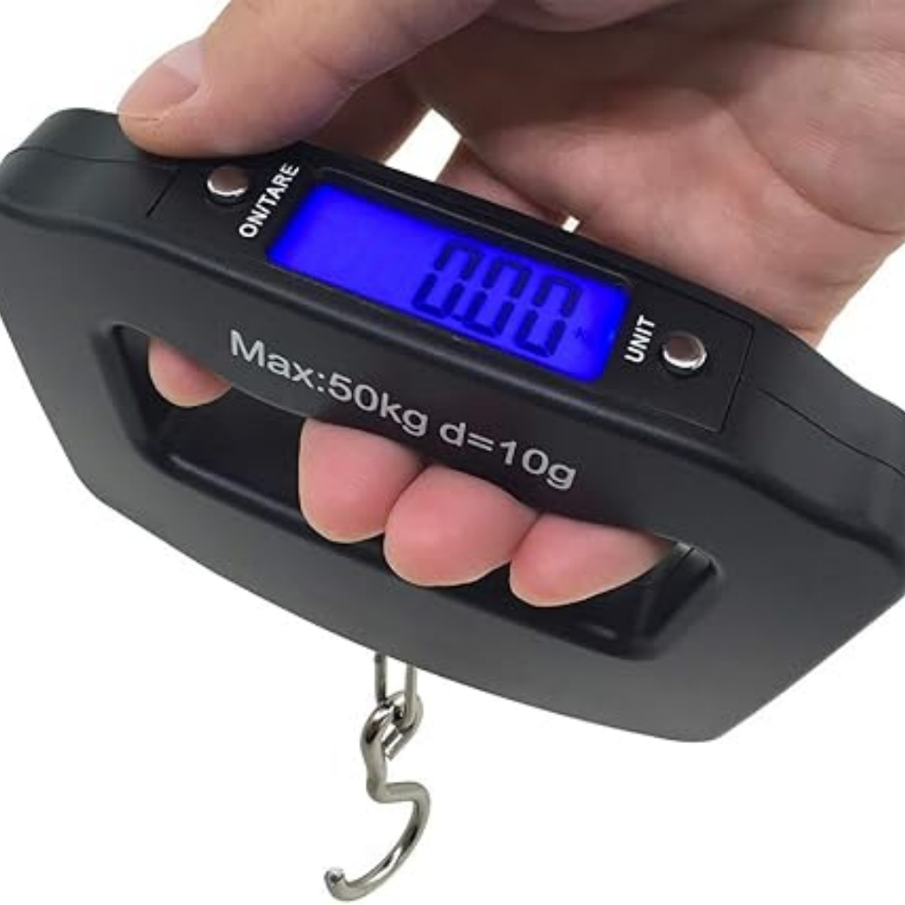 Luggage Scale Hanging - 50Kg 10g Luggage Weight Scale, LCD