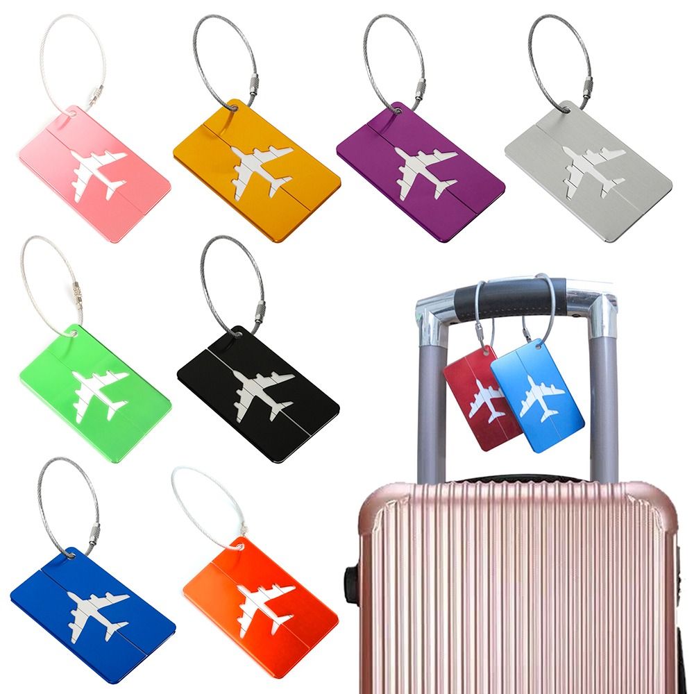 Travel Accessories Useful - Aluminium Travel Luggage Tags Reusable Suitcase