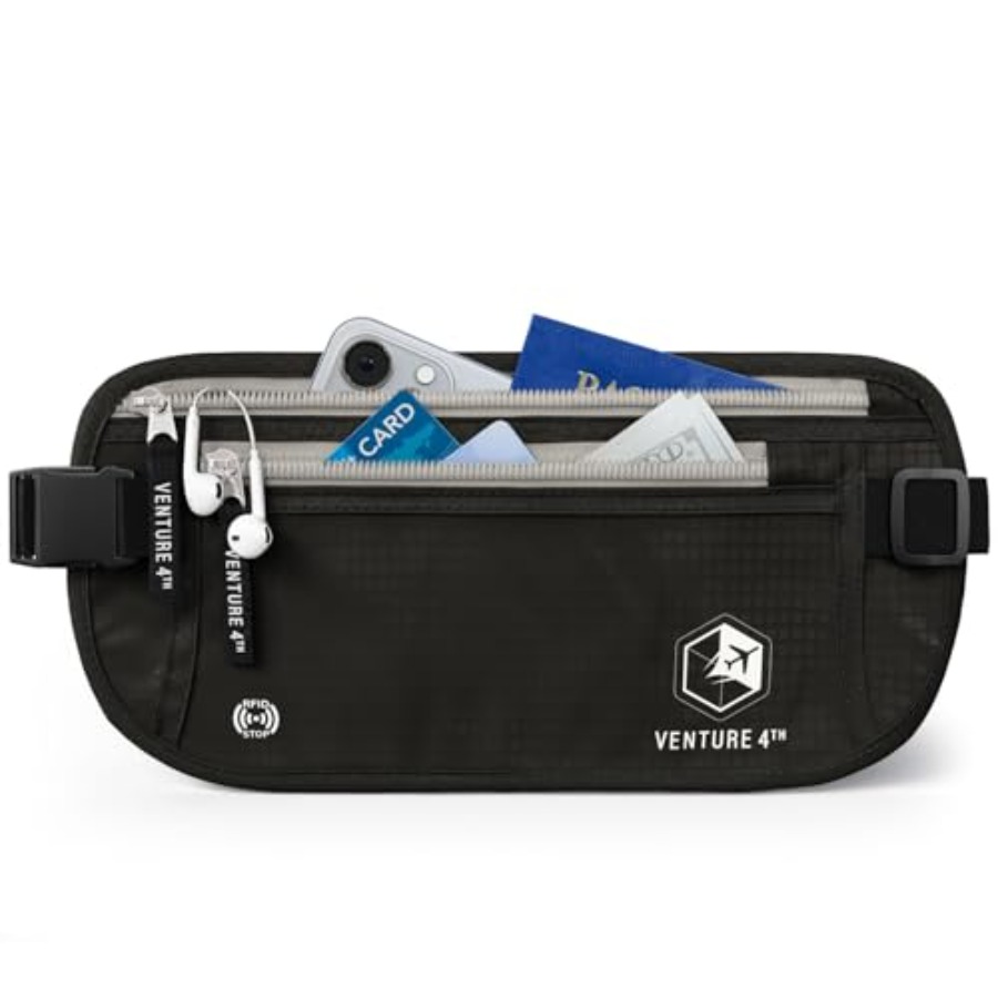 Passport Holder Rfid - Money Belt for Travel Slim Hidden