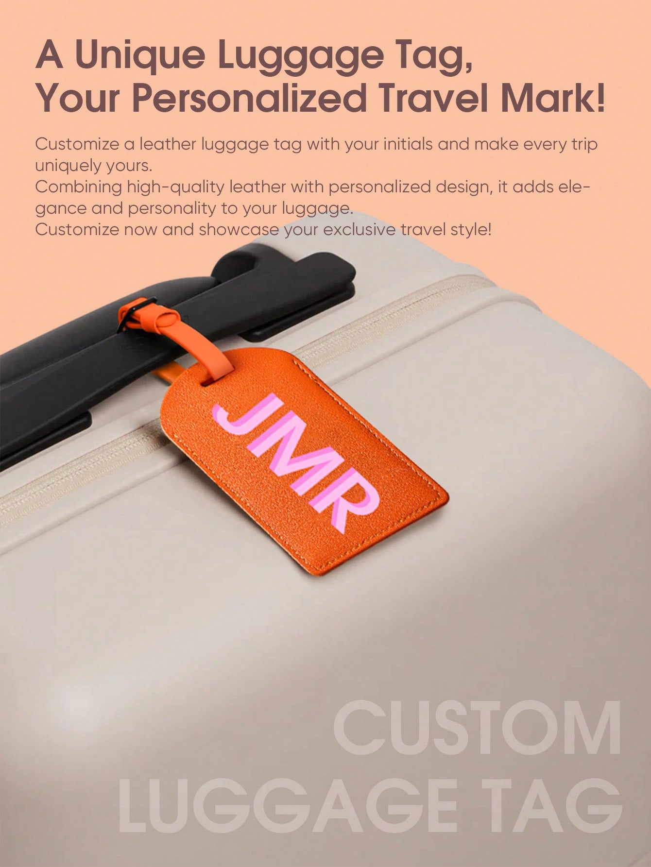 Personalized Initial Luggage T – Travel Accessories And Bags recenzja i cena
