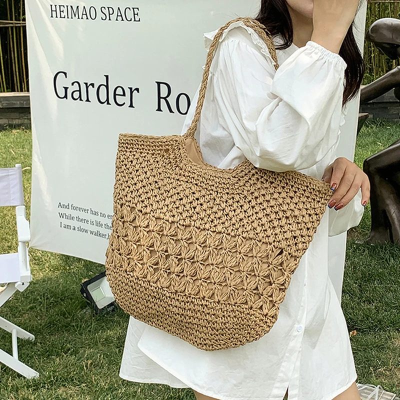 Casual Design Straw Weave Bags – Travel Accessories Luxury recenzja i cena