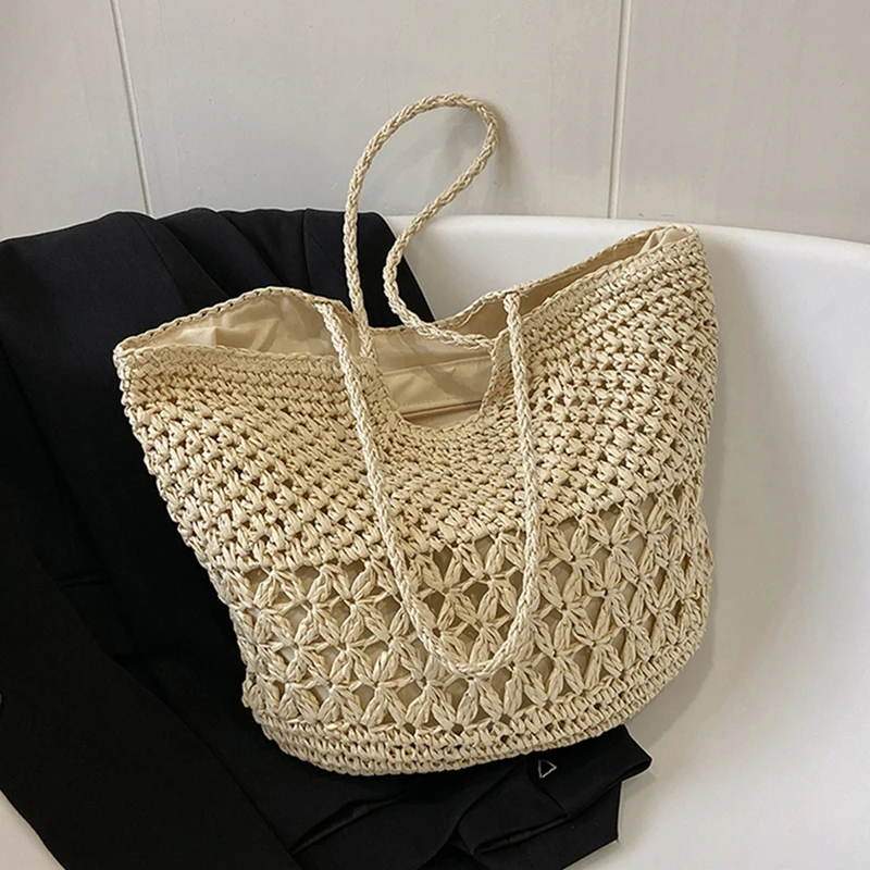 Casual Design Straw Weave Bags – Travel Accessories Luxury recenzja i cena