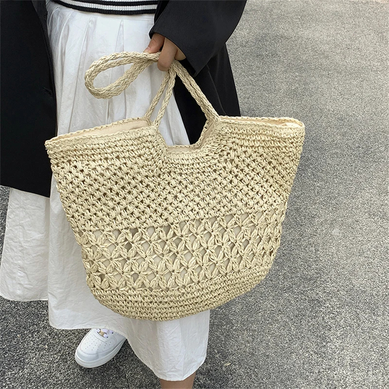 Casual Design Straw Weave Bags – Travel Accessories Luxury recenzja i cena