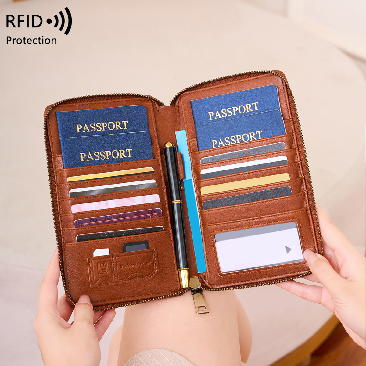 Trendy Airplane Design RFID Bl – Passport Holder Rfid recenzja i cena