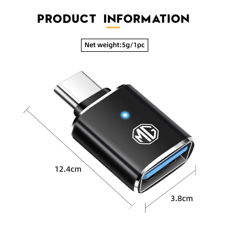 Car LED Type C To USB 3.0 Adap – Travel Plug Type C recenzja i cena