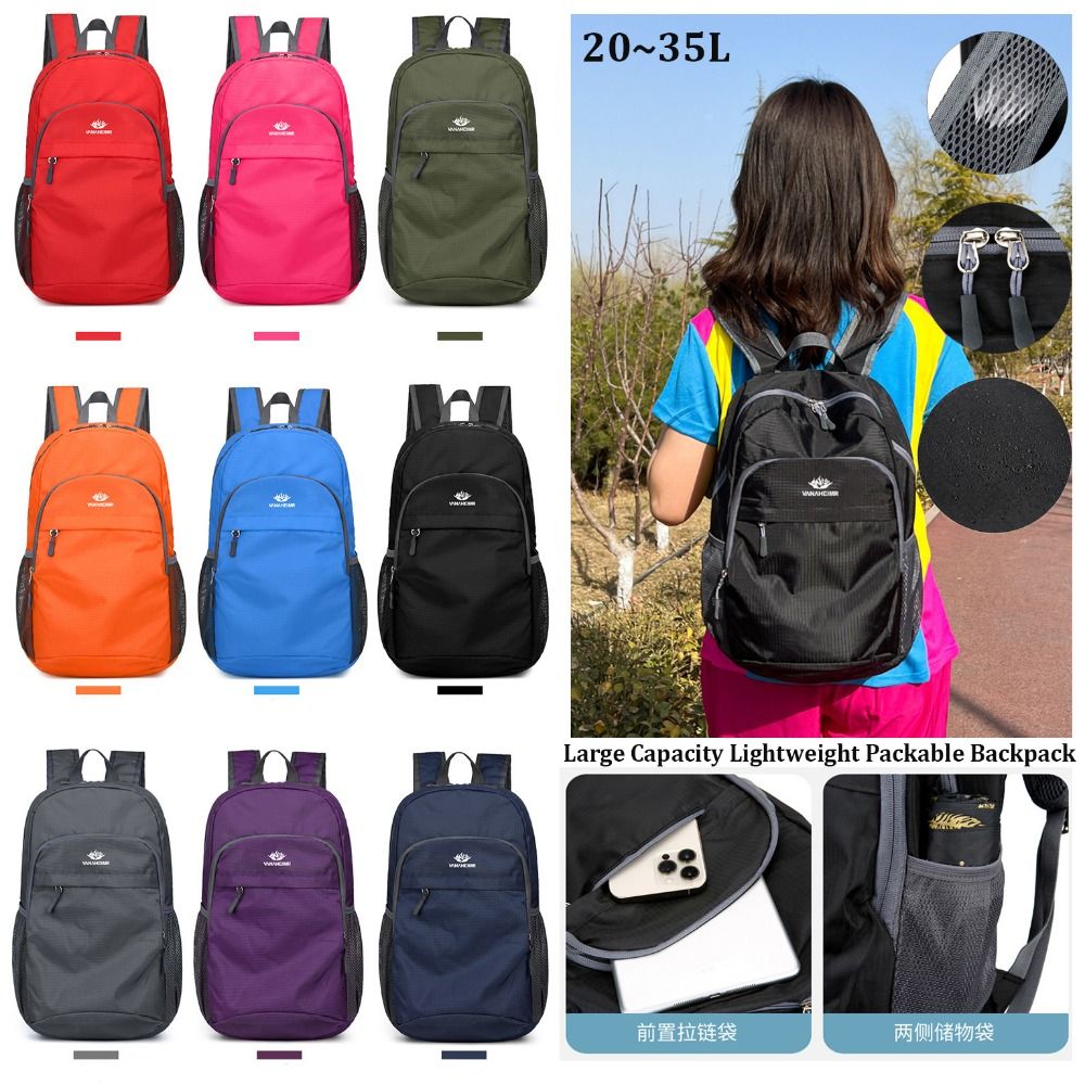 20~35L Packable Backpack Folda – Packable Daypack Foldable recenzja i cena