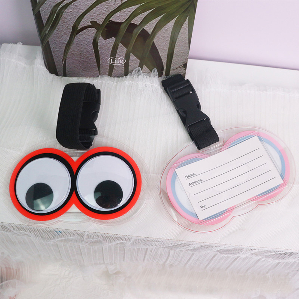 Cute Eyes Luggage Tags Funny S – Travel Accessories Unique recenzja i cena