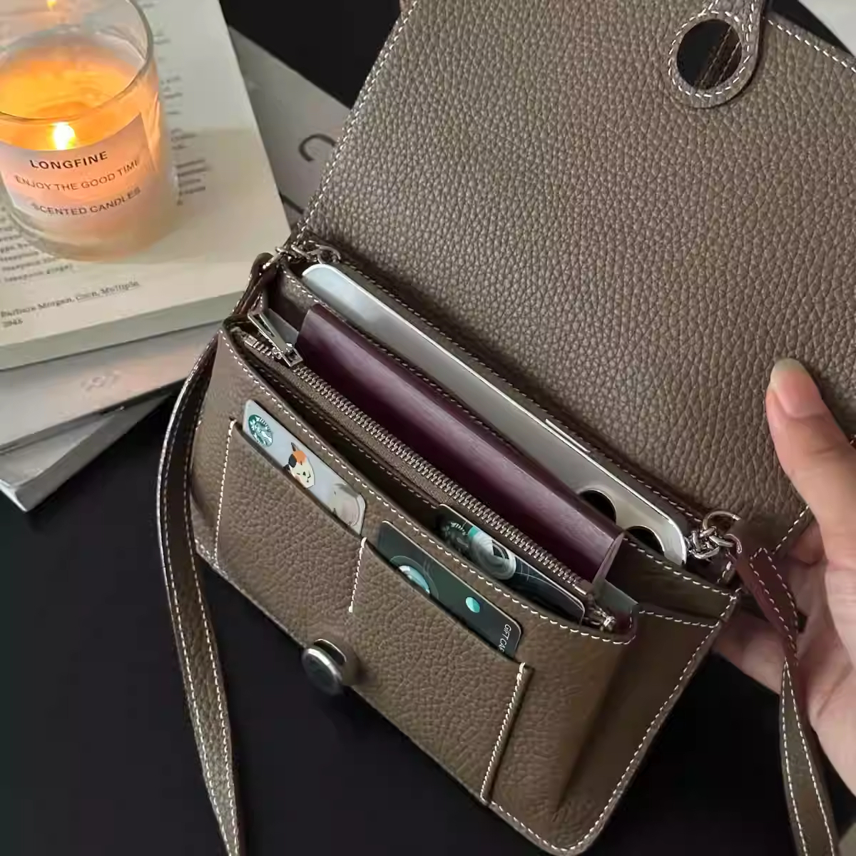 New PU Crossbody Mobile Phone  – Passport Holder Rfid recenzja i cena