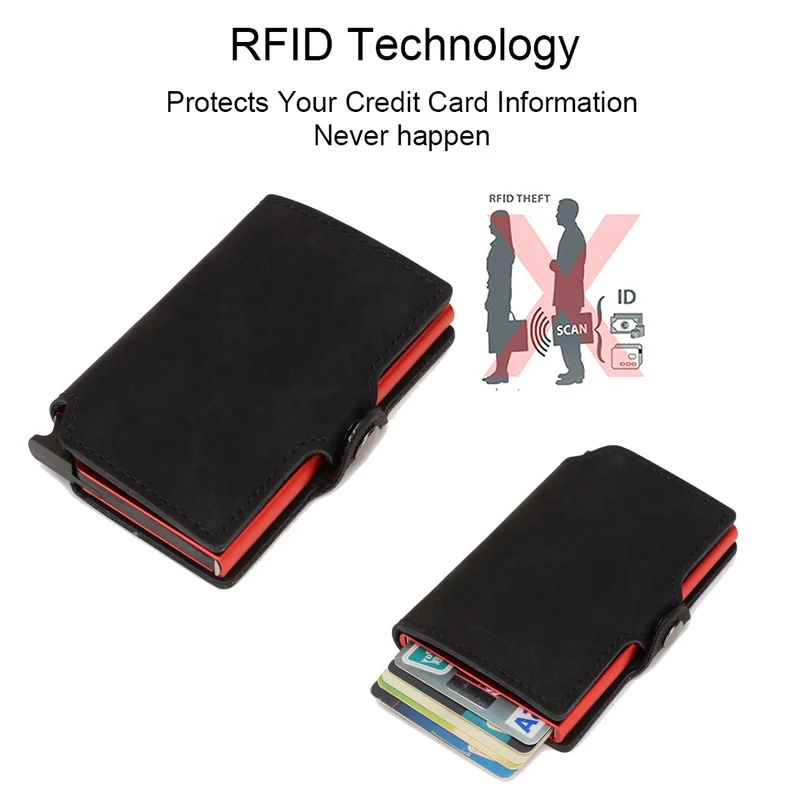 Slim Business Card Holder Men  – Passport Holder Rfid recenzja i cena