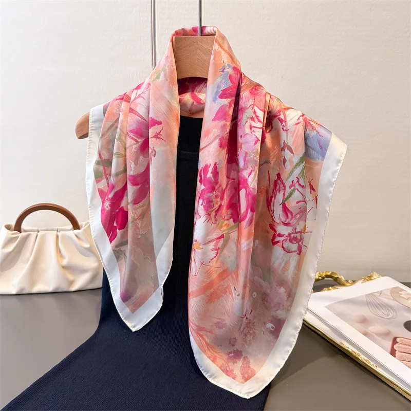 Imitation Square Scarf For Wom – Travel Accessories Luxury recenzja i cena