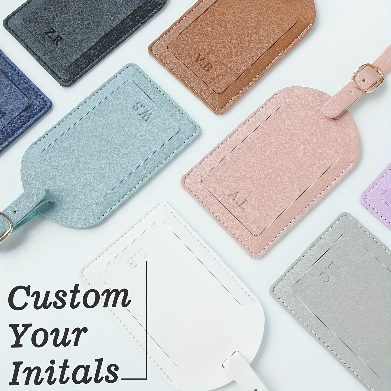 1PC Custom Initials Luggage Ta – Travel Accessories Unique recenzja i cena