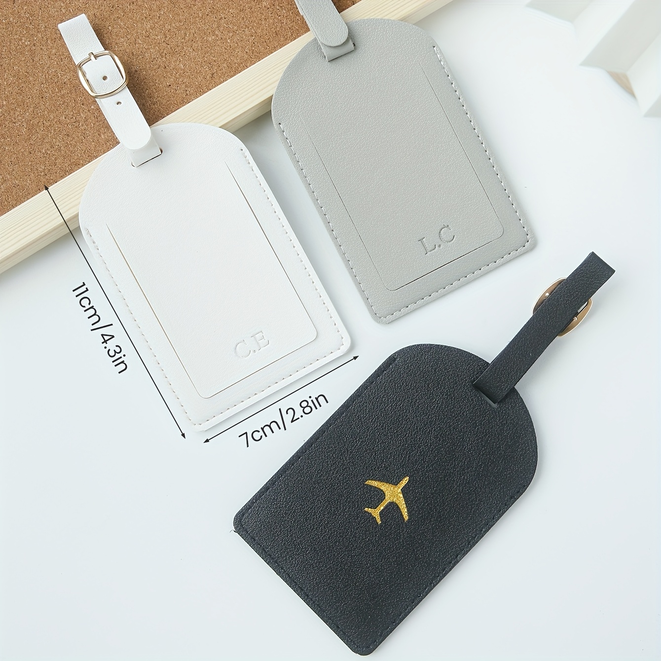 1PC Custom Initials Luggage Ta – Travel Accessories Unique recenzja i cena