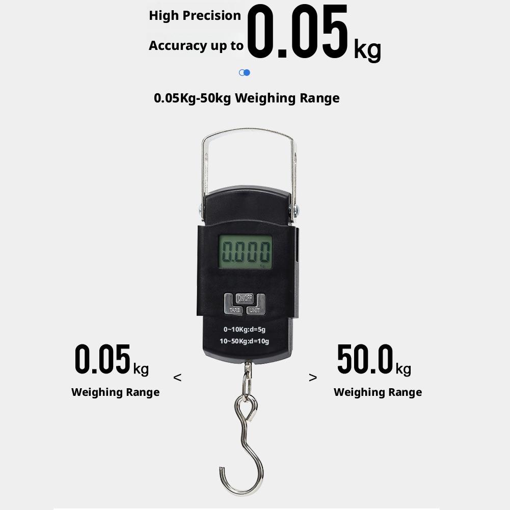 50kg/10g Portable LCD Electron – Luggage Scale Hanging recenzja i cena