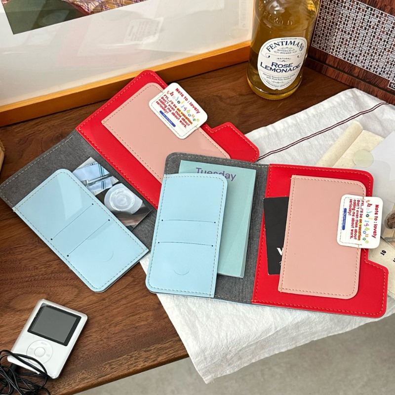 Ins Color Block Passport Holde – Travel Accessories Pouch For Men recenzja i cena