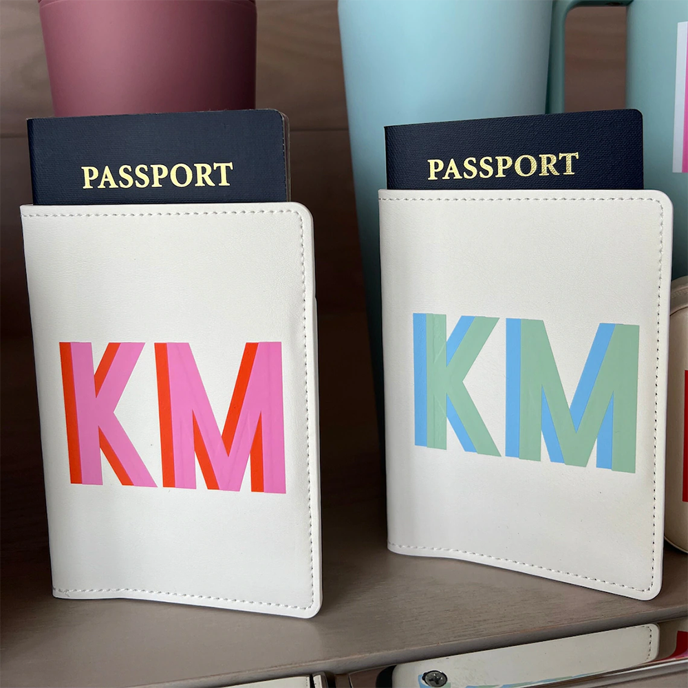2pcs Custom Engraved Leather P – Travel Accessories Present recenzja i cena