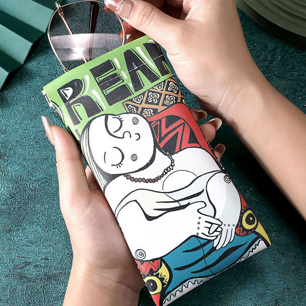 Cartoon Sunglasses Case PU Lea – Travel Accessories Pouch For Men recenzja i cena