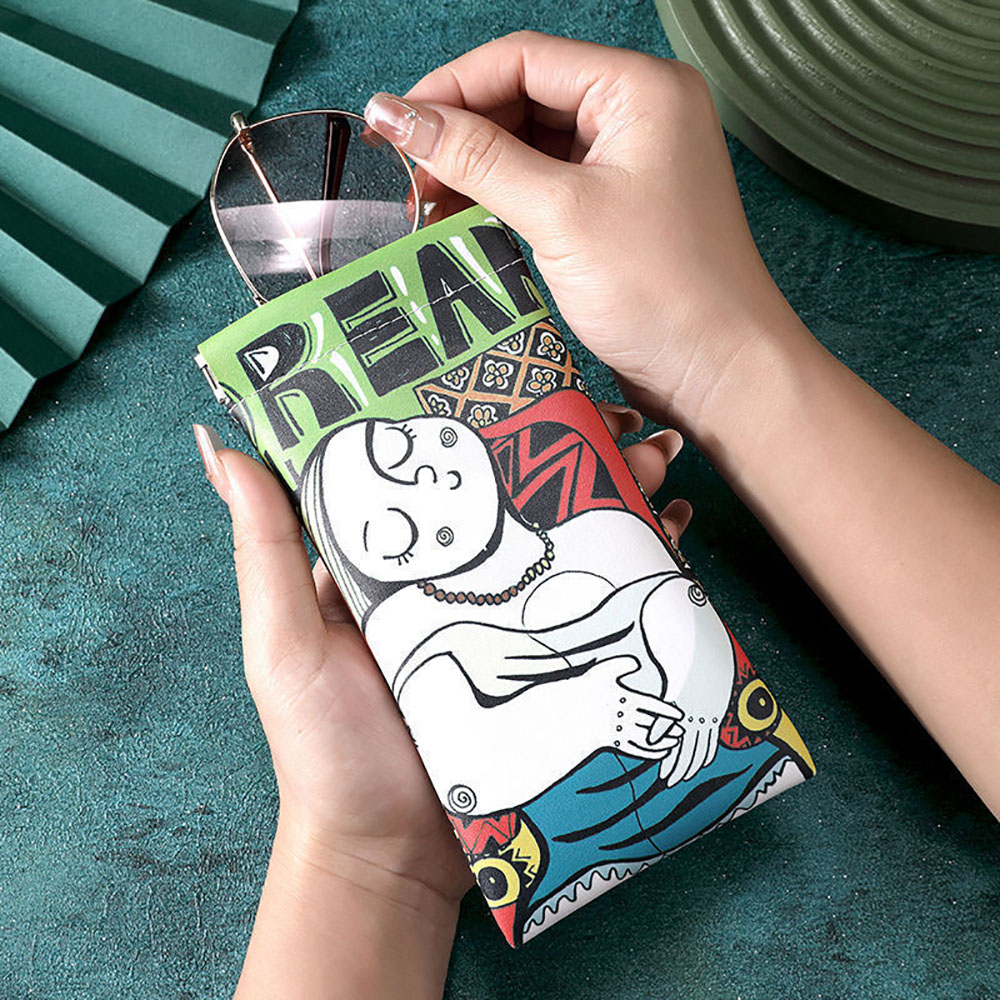 Cartoon Sunglasses Case PU Lea – Travel Accessories Pouch For Men recenzja i cena