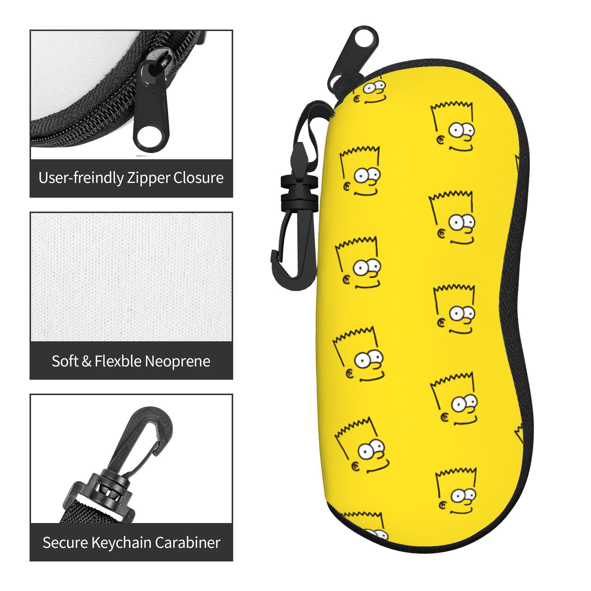 S-Simpsons Movies Glasses Case – Travel Accessories Pouch For Men recenzja i cena