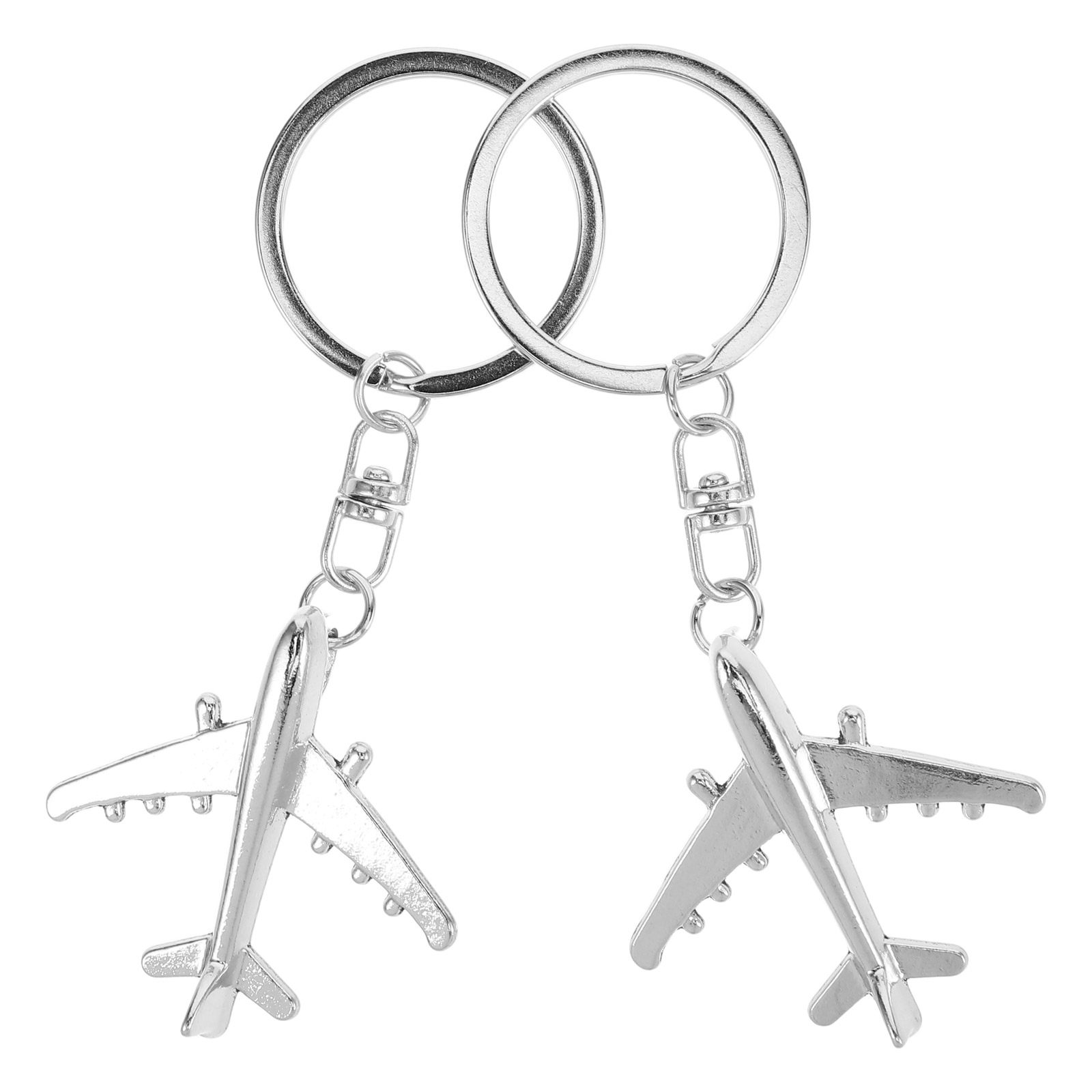 2Pcs Airplane Keychain Creativ – Travel Accessories Present recenzja i cena