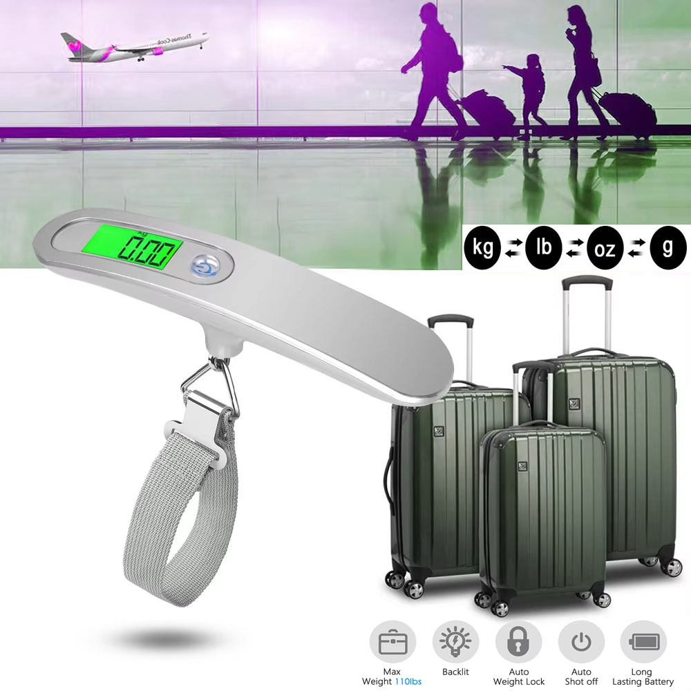 Portable Scale Digital LCD Dis – Luggage Scale Hanging recenzja i cena