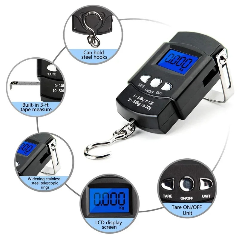 50kg Digital Luggage Weighing  – Luggage Scale Hanging recenzja i cena