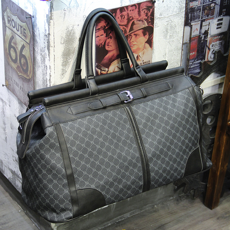 Fashion Plaid Travel Bag Men H – Travel Accessories Luxury recenzja i cena
