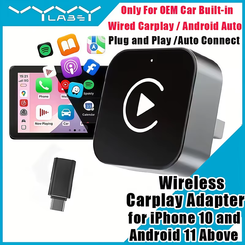 2-in-1 Wireless CarPlay Adapte – Travel Plug Type C recenzja i cena
