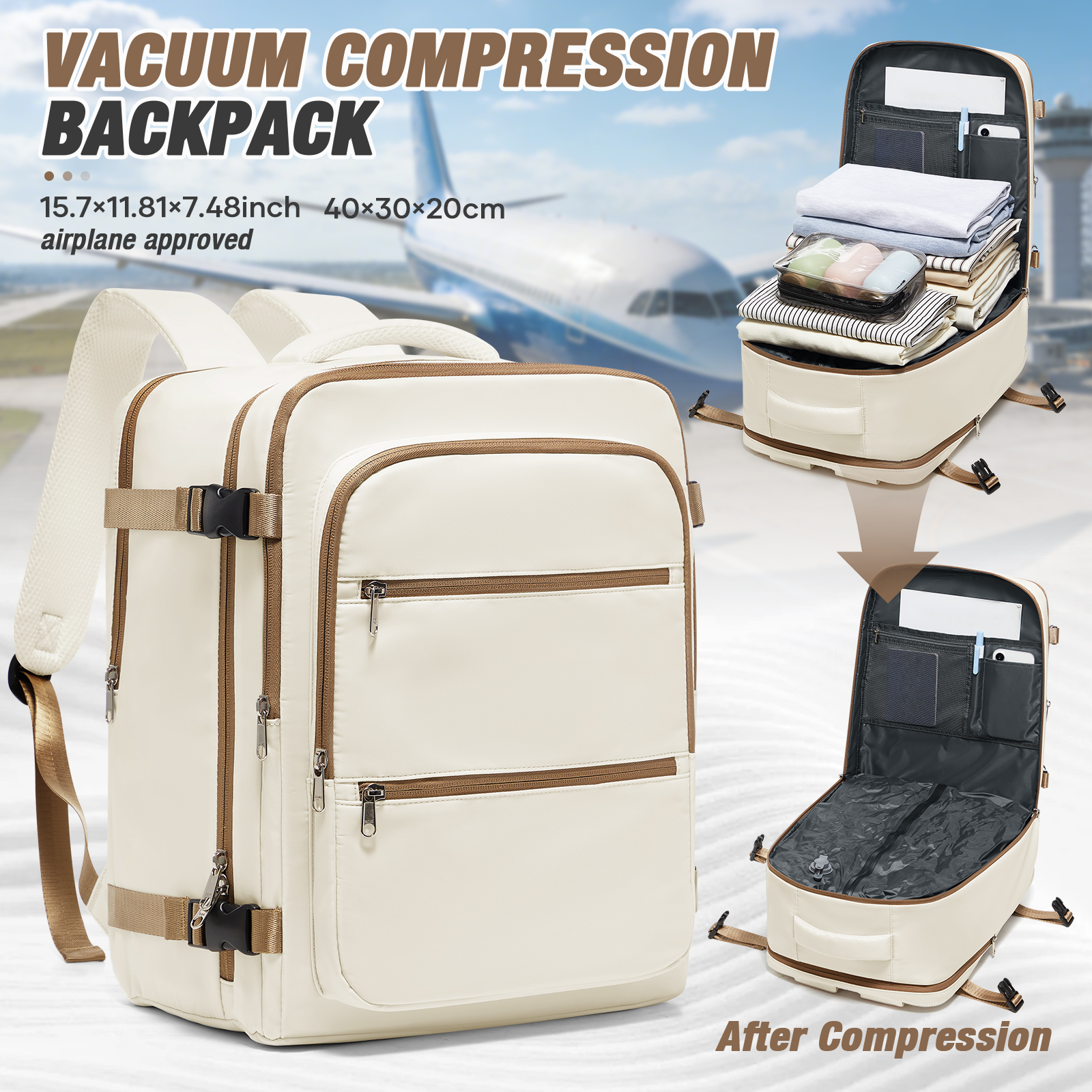 Vacuum Backpack Backpack Hand  – Travel Accessories And Bags recenzja i cena