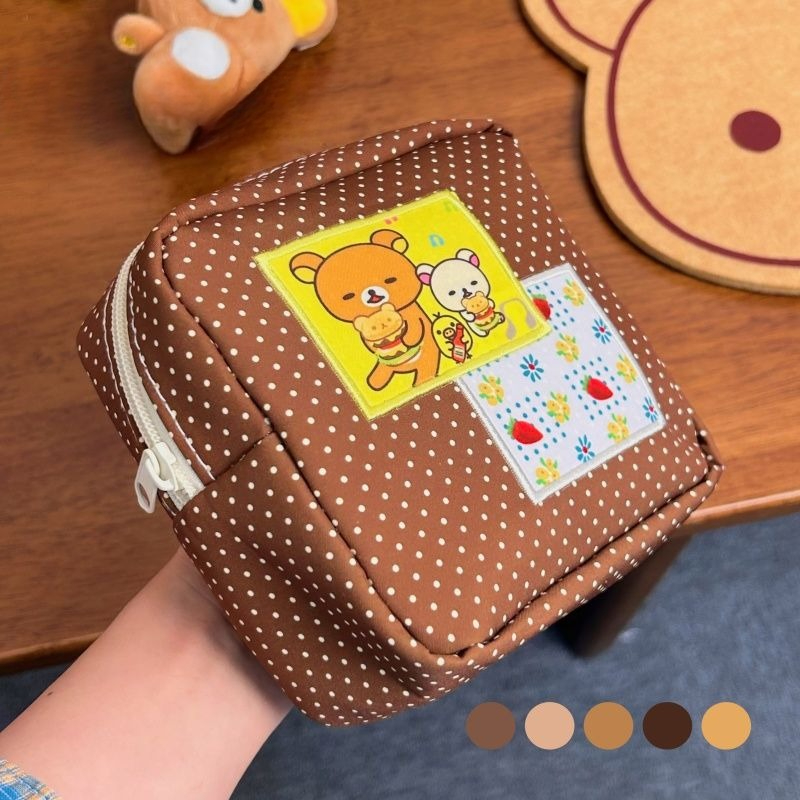 Rilakkuma Dot Pattern Makeup B – Travel Accessories And Bags recenzja i cena