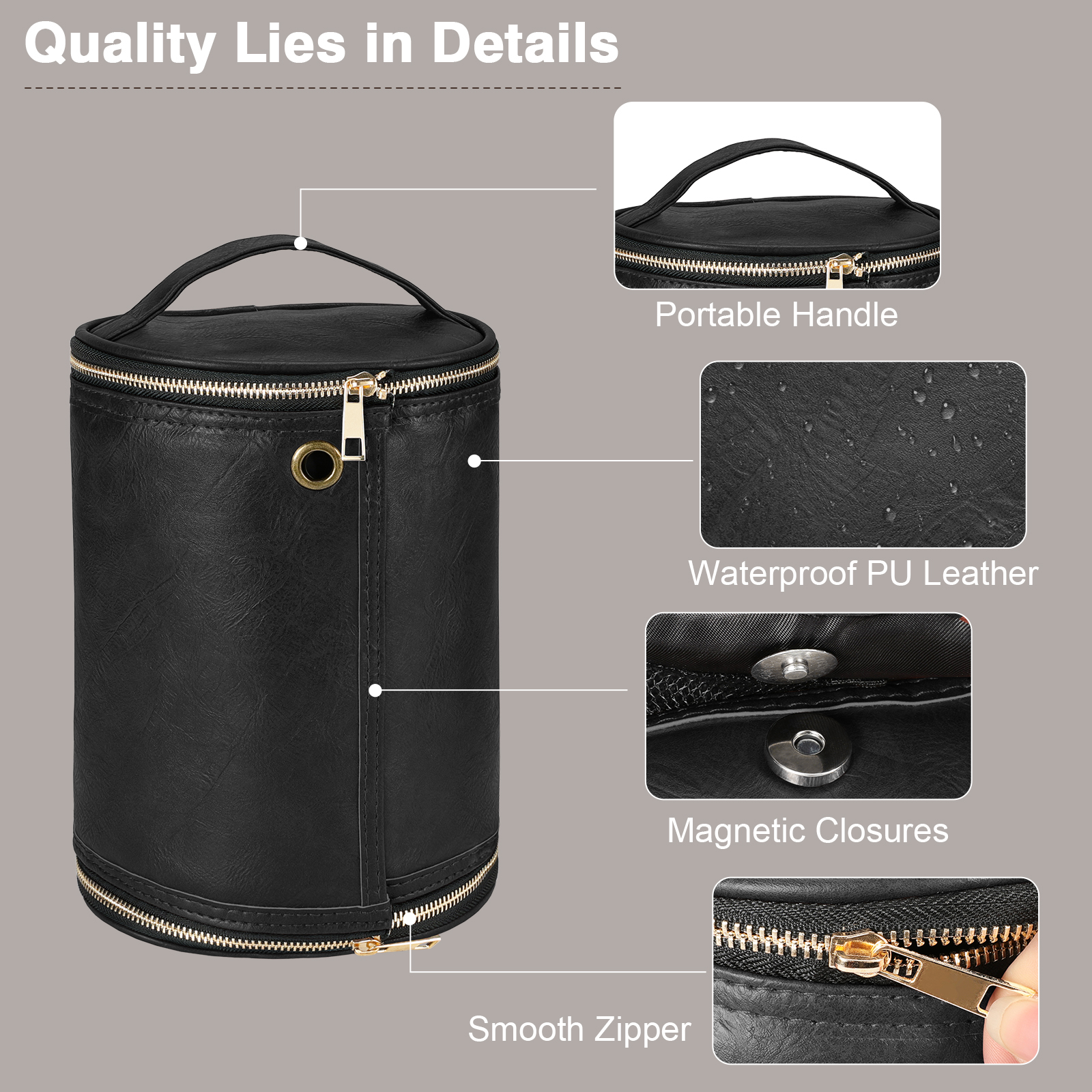 Leather Toiletry Bag for Men W – Travel Accessories Pouch For Men recenzja i cena