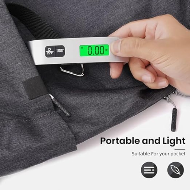 Portable Scale Digital LCD Dis – Luggage Scale Hanging recenzja i cena