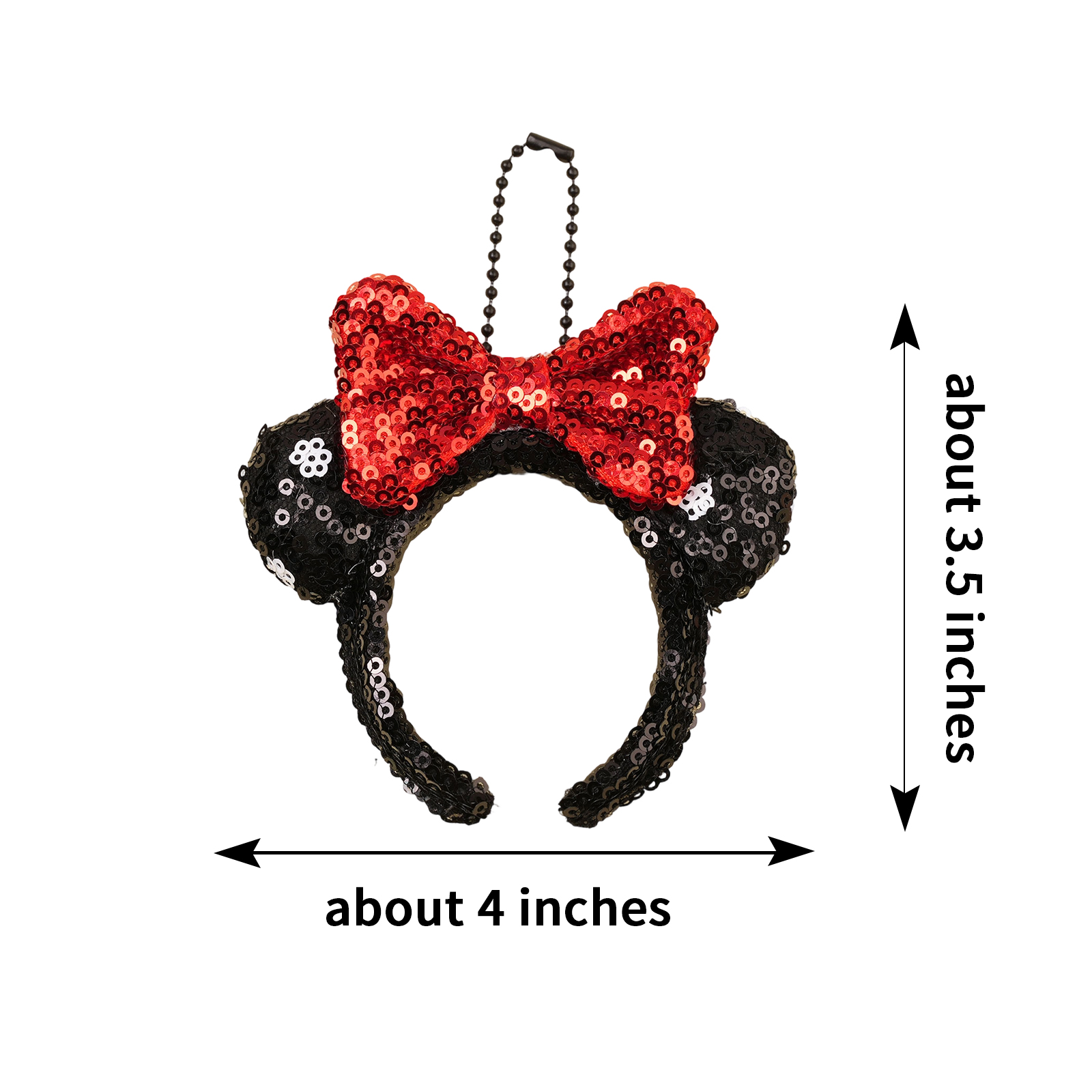 Cute Bow Sequin Disney Headban – Travel Accessories Disney recenzja i cena