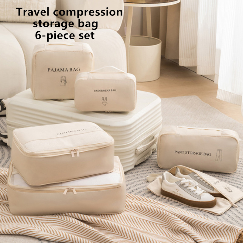 6Pcs/Set Travel Compression Pa – Travel Accessories Packing Cubes recenzja i cena