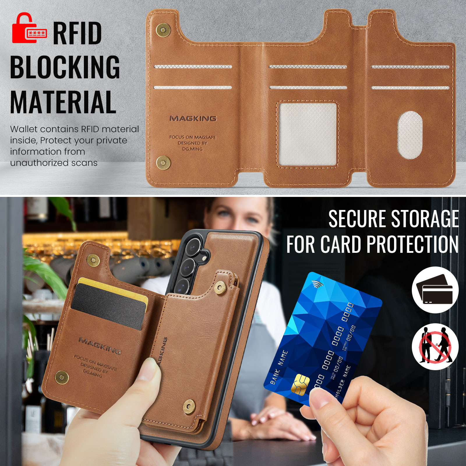 2 in 1 Detachable Card Holder  – Passport Holder Rfid recenzja i cena