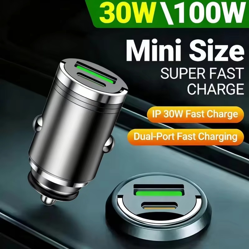 100W PD USB Car Charger Lighte – Travel Plug Type C recenzja i cena