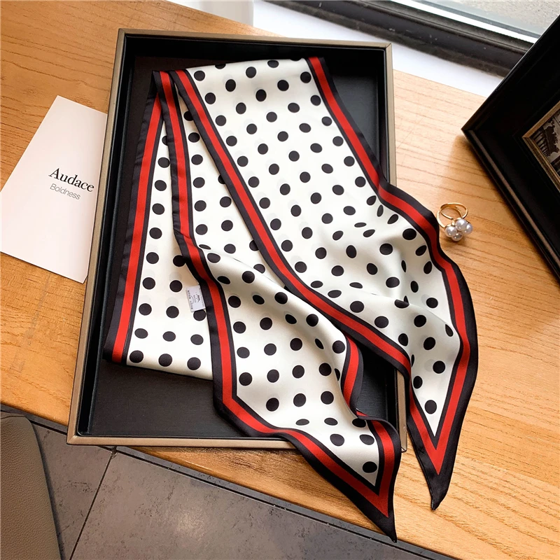 Luxury Long Silk Scarf Female  – Travel Accessories Luxury recenzja i cena