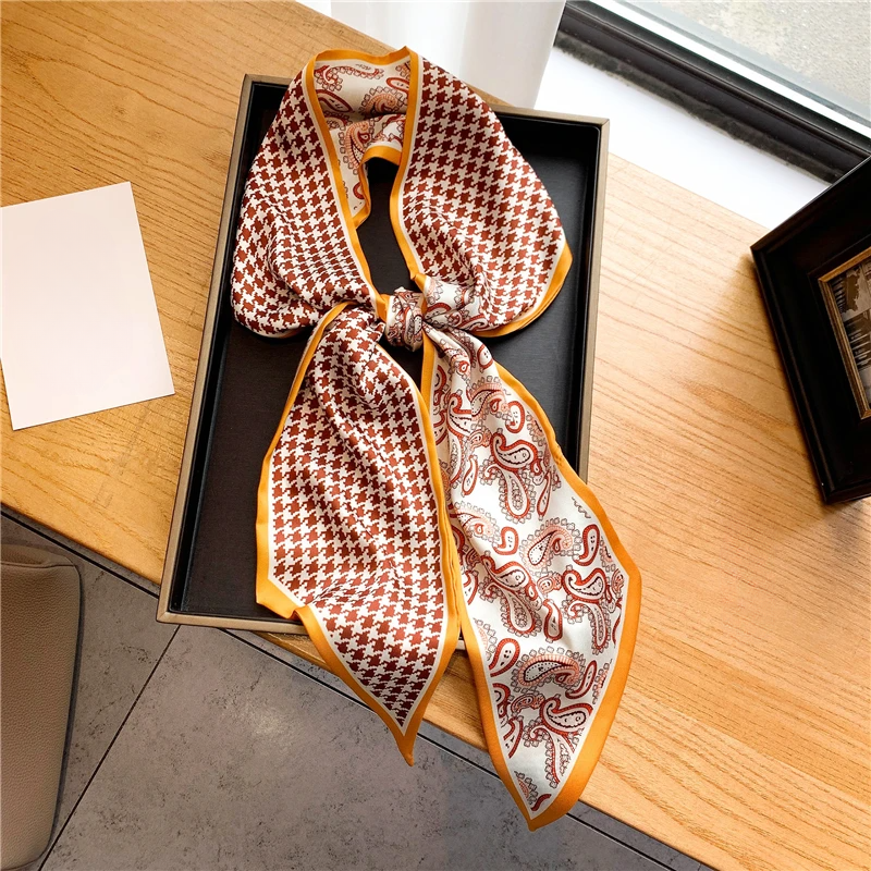 Luxury Long Silk Scarf Female  – Travel Accessories Luxury recenzja i cena