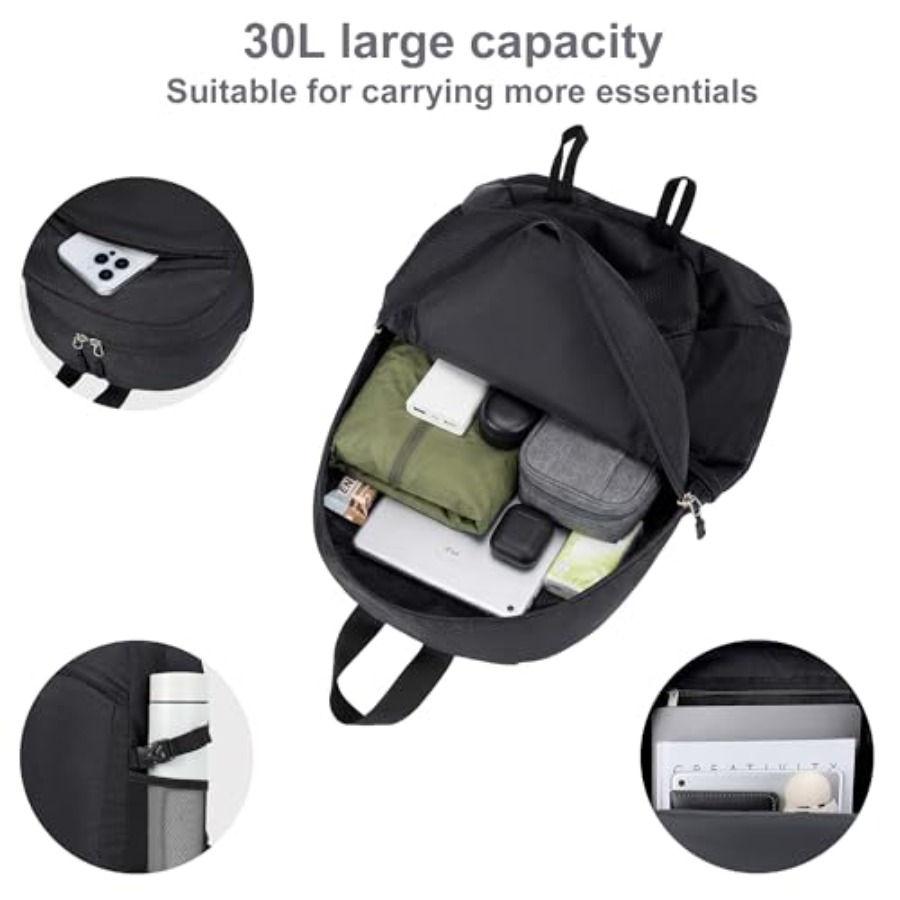 Lightweight Hiking Backpack 30 – Packable Daypack Foldable recenzja i cena
