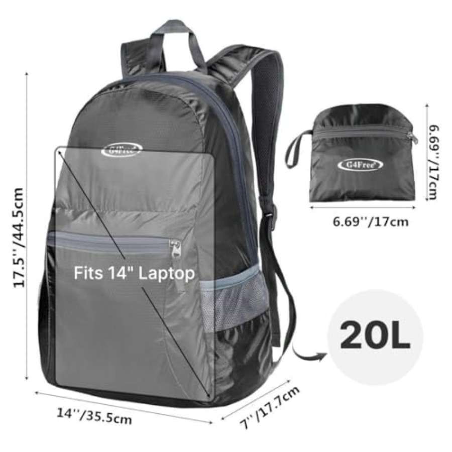 20L Lightweight Packable Backp – Packable Daypack Foldable recenzja i cena