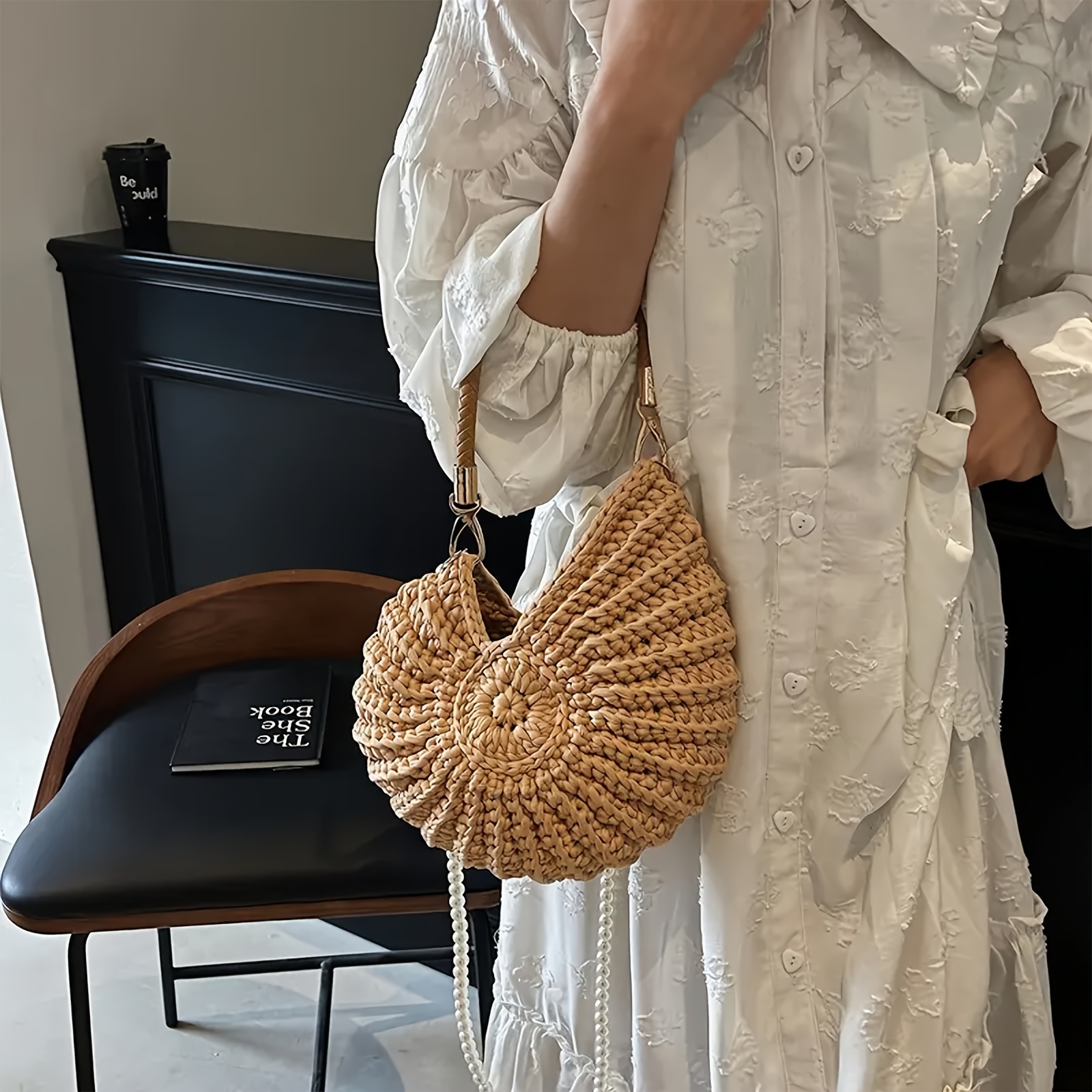 Shell Handbag, Large Capacity  – Travel Accessories And Bags recenzja i cena
