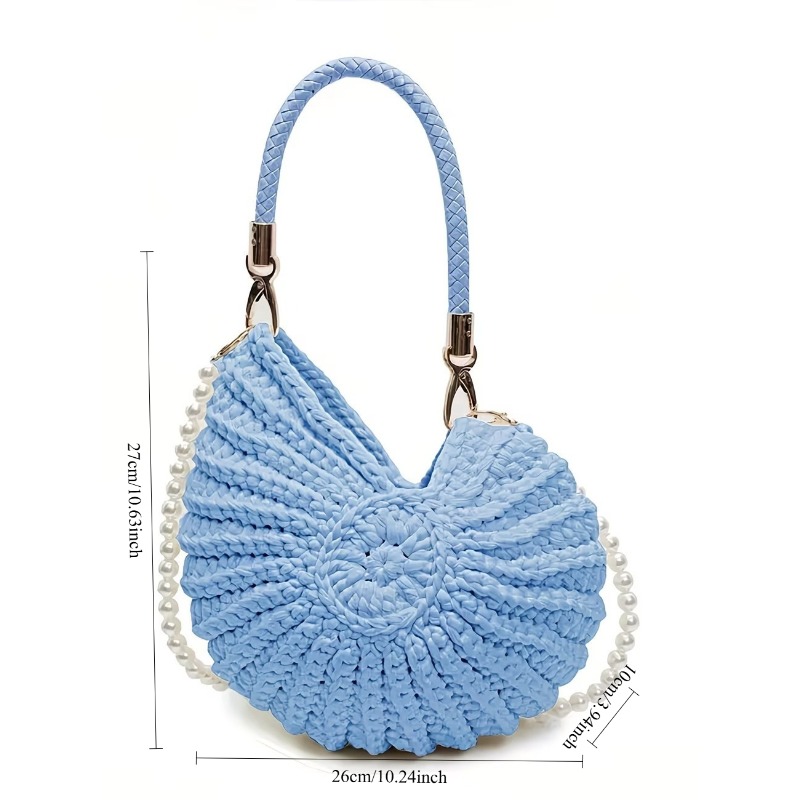 Shell Handbag, Large Capacity  – Travel Accessories And Bags recenzja i cena
