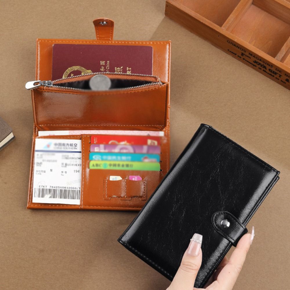 Card Holder PU Leather Passpor – Passport Holder Rfid recenzja i cena
