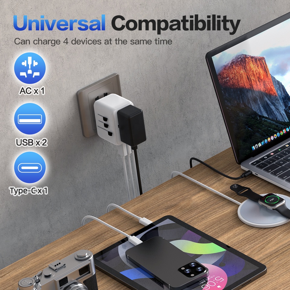 Type C GaN 20W Chargeur Multi  – Travel Plug Type C recenzja i cena