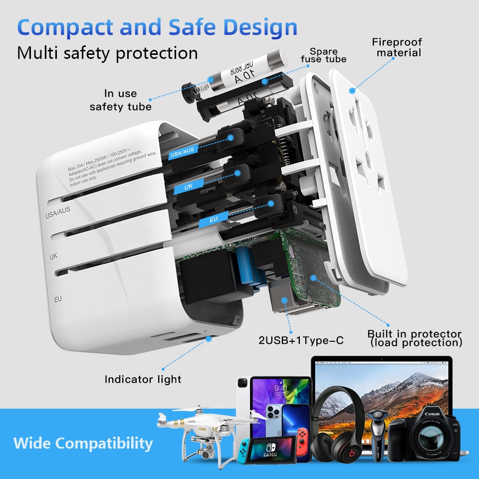 Type C GaN 20W Chargeur Multi  – Travel Plug Type C recenzja i cena