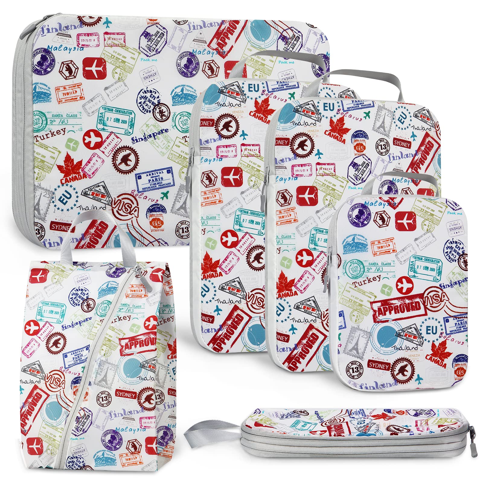 4/6PCS Travel Compression Pack – Travel Accessories Packing Cubes recenzja i cena